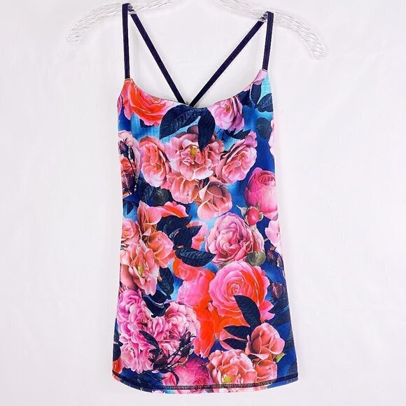 Lululemon Dancing Warrior Floral Strappy Tank 4 - Picture 5 of 8